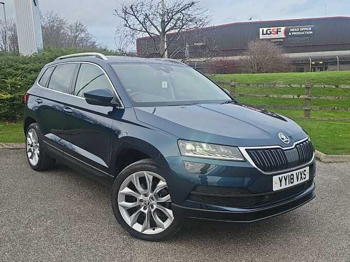 SKODA Karoq SUV 2.0TDI 150ps 4X4 Edition *Petrol Blue with Extras